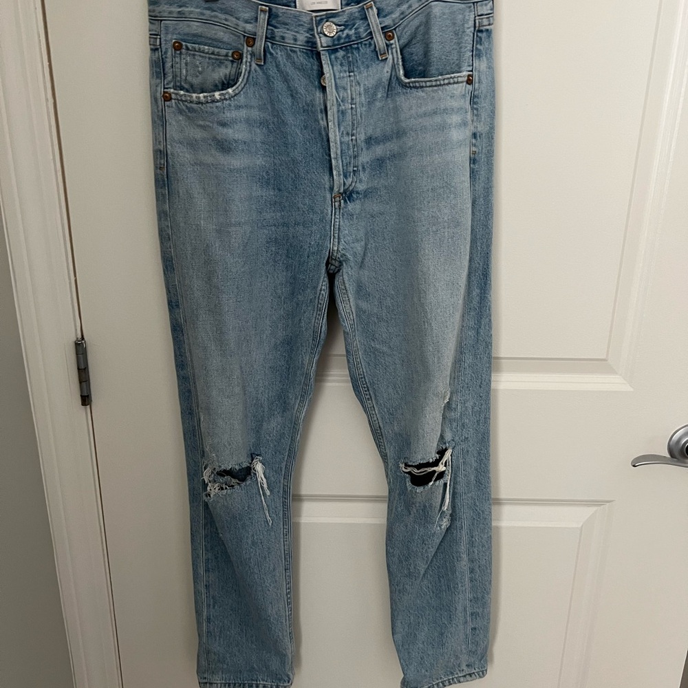 Agolde ripped jeans, size 28